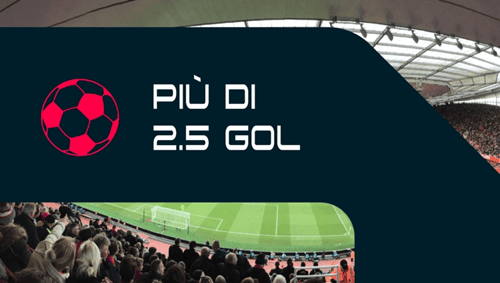 Probabilità di oltre 2,5 gol