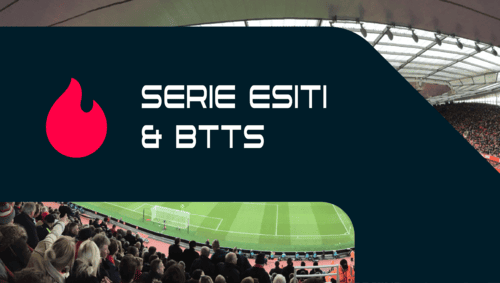 Statistiche striscia goal no goal risultato