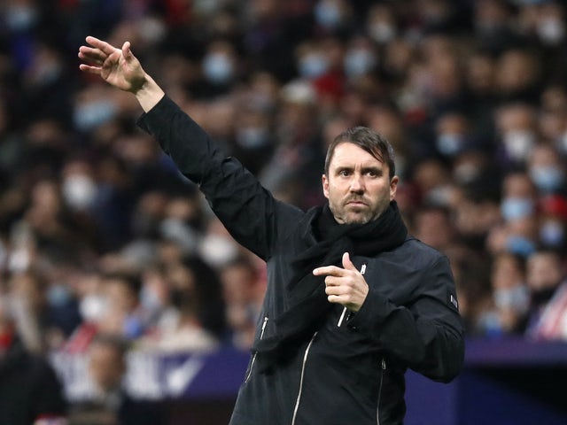 Celta Vigo allenatore Eduardo Coudet il 26 febbraio 2022