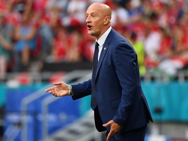 allenatore dell'Ungheria Marco Rossi il 15 giugno 2021