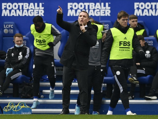 Brendan Rodgers, allenatore del Leicester City, il 5 marzo 2022