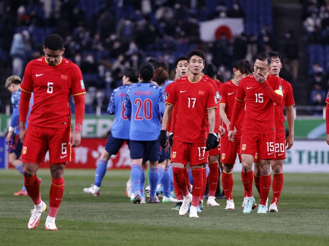 I giocatori cinesi sembrano rifiutati dopo la partita del 27 gennaio 2022