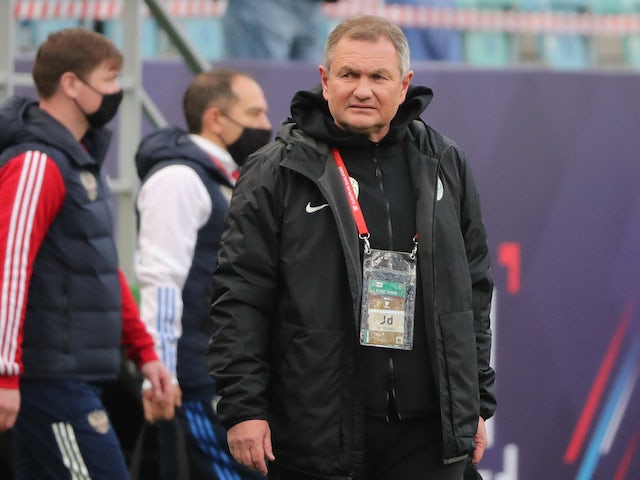 Matjaz Kek, allenatore della Slovenia, nella foto del 27 marzo 2021