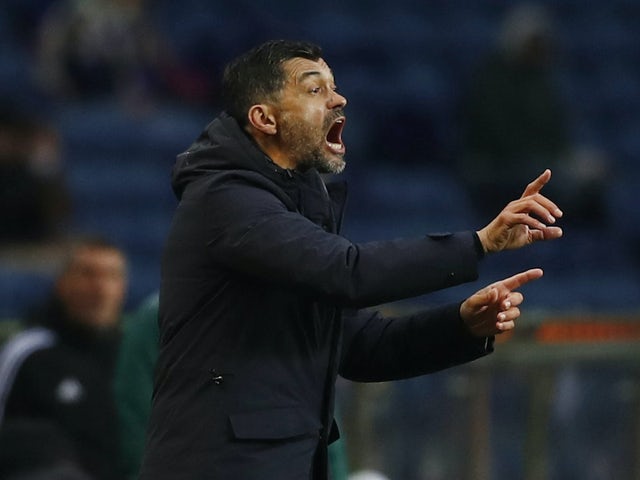 Sergio Conceicao, allenatore del Porto, reagisce il 9 marzo 2022