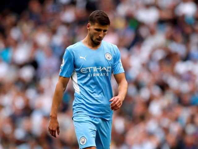 Ruben Dias del Manchester City nella foto del 15 agosto 2021