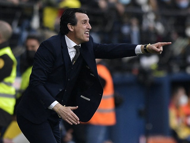 allenatore del Villarreal Unai Emery il 12 febbraio 2022