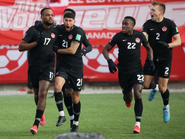 Il canadese Cyle Larin festeggia il suo primo gol il 30 gennaio 2022