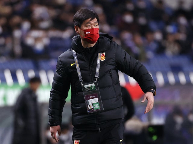 allenatore cinese Xiaopeng Li il 27 gennaio 2022